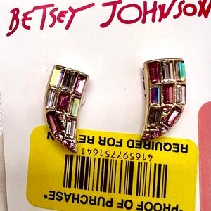 Pink and fuchsia earrings Betsey Johnson